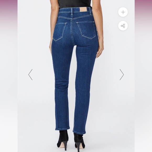 PAIGE CINDY HIGH STRAIGHT JEAN - DREAM WEAVER - Picture 2 of 6